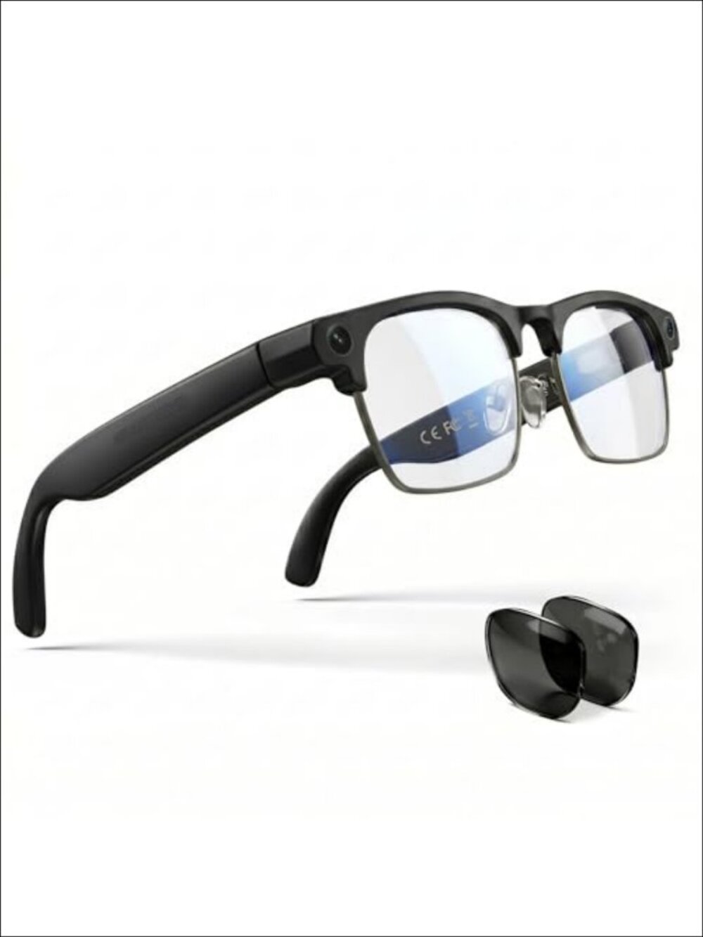 AI Smart Glasses 4K Camera Translator Call Recorder for Men Women